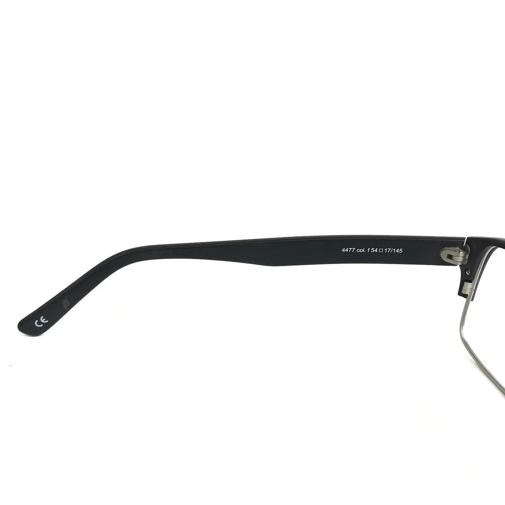 Andy Wolf Eyeglasses Frames 4477 col.f Brown Silver Square Full Rim 54-17-145